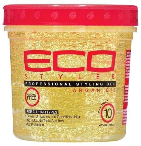 Ecoco Eco Style Professional Styling Gel with Argan Oil - 16 fl oz Eco Styler Gel, Oil Gel, Argan Tree, Argan Oil Hair, Moroccan Argan Oil, Flat Twist, Flaxseed Oil, Styling Gel, Orange Oil