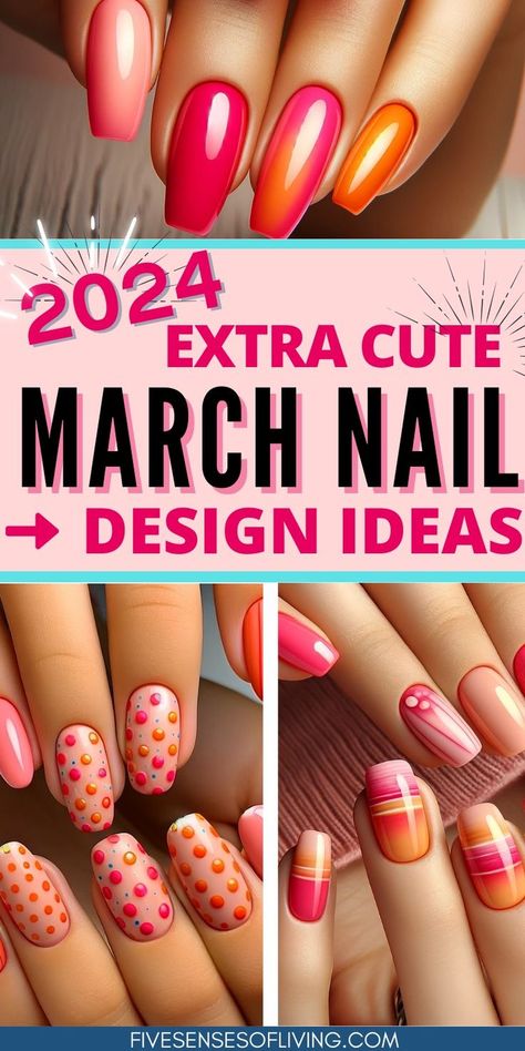 March Nail Designs, Cute March Nails, March Nails Ideas, March Nail, Blue Prom Nails, Halloween Glam, Monster Nails, March Nails, Sns Nails