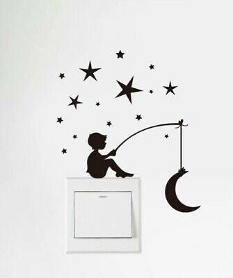 Bedroom Wall Drawing Ideas Creativity, Simple Wall Drawings, Wall Drawing Ideas Creativity, Light Switch Art, Wall Drawing Ideas, Simple Wall Paintings, Wall Drawings, Stars Light, Switch Board