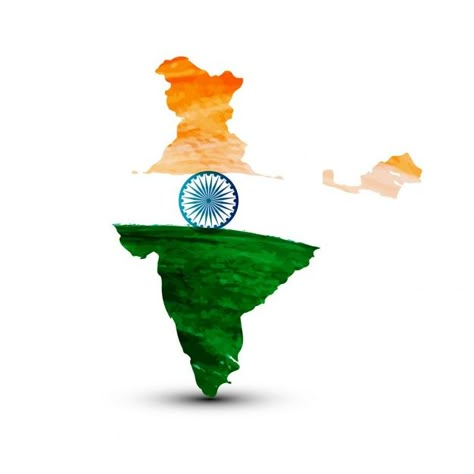 Watercolor map of indian flag Free Vecto... | Free Vector #Freepik #freevector #background #watercolor #abstract #map Indian Independence Day Images, Independence Day Hd, Indian Flag Photos, Happy Independence Day Images, Indian Flag Images, Indian Army Wallpapers, Happy Independence Day India, Independence Day Wishes, Indian Flag Wallpaper