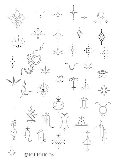 Finger Tattoos For Women Stencil, Minimalist Mini Tattoo, Hand Ornaments Tattoo, Symbols For Finger Tattoos, Celestial Stick And Poke, Ornamental Stick And Poke Tattoo, Hand Poked Tattoo Ideas Design, Fine Line Finger Tattoo Ideas, Ornamental Arrow Tattoo