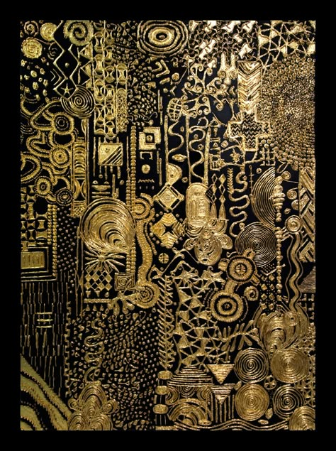 Lina Iris Viktor Paints With 24-Karat Gold Gustav Klimt Art, Klimt Paintings, Klimt Art, Futuristic Art, Painting Art Projects, Gold Art, Gustav Klimt, Young Artist, Arabesque