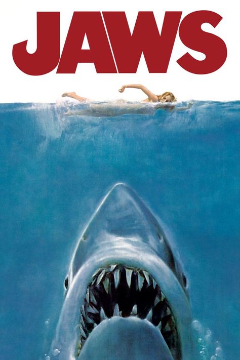 Jaws Movie Poster, Film Cult, Jaws Movie, Filmy Vintage, Film Vintage, Classic Movie Posters, Film Horror, Poster Minimalist, Horror Movie Posters