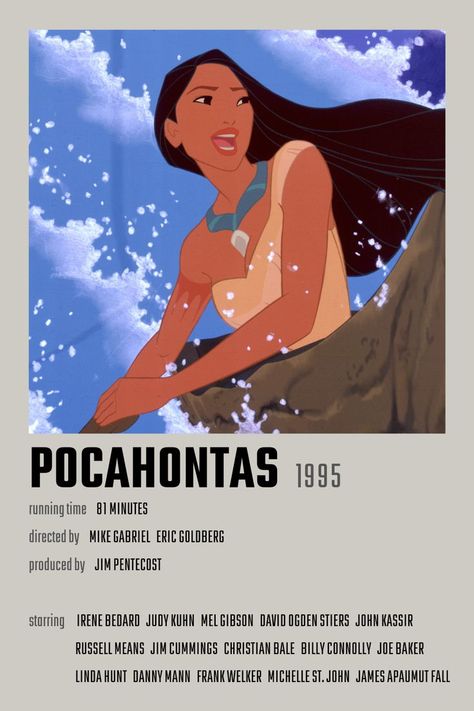 Pocahontas Movie Poster Pocahontas Aesthetic, Pocahontas Poster, Joe Baker, Pocahontas Movie, Classics To Read, David Ogden Stiers, Pocahontas Disney, Tv Posters, Billy Connolly