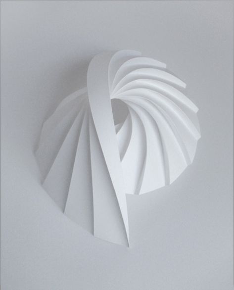 Dynamic Patterns Form Complex Geometric Paper Sculptures - My Modern Metropolis Matt Shlian, متحف فني, Folding Architecture, Origami Architecture, Paper Structure, Paper Architecture, Paper Engineering, Paper Sculptures, Origami Paper Art