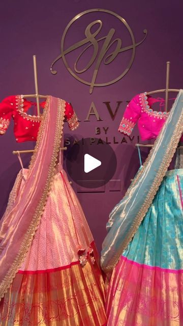 Laavi’s By Sai Pallavi on Instagram: "“ Kanchi sisters “ Edition Exclusive and most classiest Kanjeevaram lehenga designs with very intricate embroidery detailing.   Please get in touch with us @ +91-7989677071 for customisations.  Bridal Kanjeevaram lehengas, exclusively customised! Pls dm @laavisbysaipallavi   Please dm or whatsapp for details!  #laavisbysaipallavi#viralvideos#trending#reelitfeelit#kanjeevaramlehenga#kanchipattu#langavoni#bride#engagement#brodesofindia#bridesofsouth#wedmegoodsouth#bridesessentials#bridesofinstagram#indiandeisgner#hyderabad #halfsareefunction##kanchilehenga#langavoni#bridetobe#" Kanchipattu Lehenga, Lehenga For Bride's Sister, Kanjeevaram Lehenga, Trending Lehenga Designs, Trending Lehenga, Bride's Sister, Half Saree Function, Sai Pallavi, Embroidery Detailing