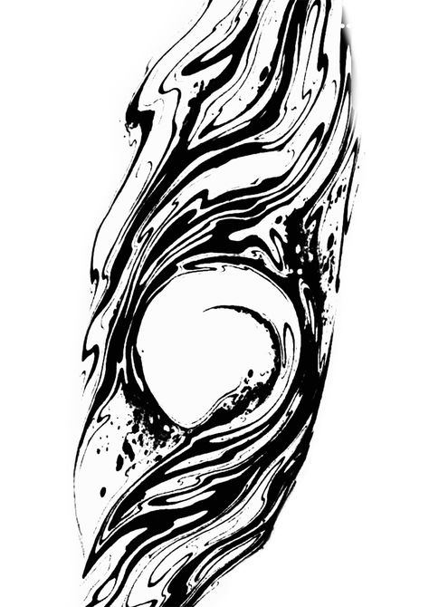 Tattoo Swirls Pattern, Still Water Tattoo, Filler Tattoo Stencil, Hand Tattoos For Guys Stencils, Psycadelic Tattoo Art, Tattoo Stencil Outline Men, Black Work Tattoo Design, Swirl Drawing, Line Work Tattoo Design