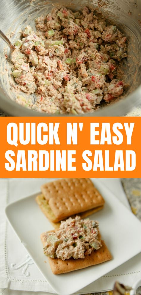 Delicious Sardine Recipes, Sardine Keto Recipes, Sardine And Crackers, Sardines On Crackers, How To Eat Sardines Ideas, Meals With Sardines, Sardines And Crackers, Recipes For Sardines, Sardine Recipes Canned Keto