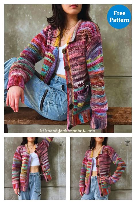 Crochet jacket pattern