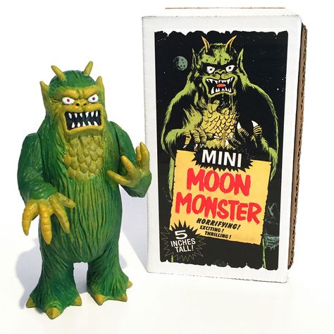 Figurine, Moon Monster, Bootleg Toys, Weird Toys, Arte Punk, Vinyl Art Toys, Monster Toys, Retro Robot, Space Toys