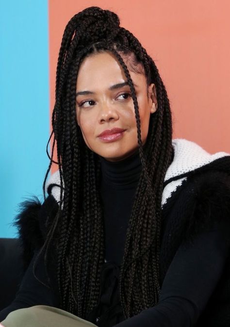 lauryn ✨ on Twitter: "TESSA THOMPSON. that is all.… " Tessa Thompson Creed, Hair Bags, Hairstyle 2024, Business And Management, Famke Janssen, Real Estate Investment Trust, Braided Hairstyle, Black Queens, Small Braids