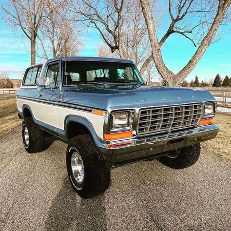 Ford Bronco Concept, Old Ford Bronco, Monster Jam Trucks, Old Bronco, 1979 Ford Bronco, 1979 Ford Truck, Bronco Truck, Classic Bronco, Ford Suv