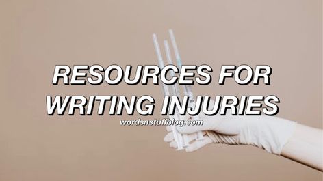 Character Injury Prompts, Writing Realistic Injuries, Writing Injuries Tips, How To Write Injuries, Writing Stab Wounds, Character Injuries, Writing Injuries, Injury Prompts, Character Tips