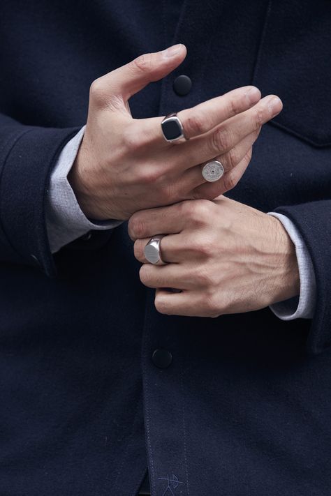 Man With Rings Aesthetic, Tom Wood Ring, Men Hands Aesthetic, Man With Rings, Rings Men Aesthetic, Men’s Ring, Men’s Rings, Men Accessories Aesthetic, Men Rings Aesthetic