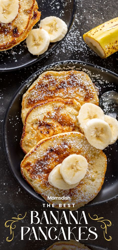 These best banana pancakes are a delightful breakfast dish made from a simple batter that includes mashed ripe bananas. The addition of bananas gives the pancakes a naturally sweet flavor and a moist, tender texture. This beloved breakfast treat is enjoyed by people of all ages. Bananas For Breakfast, Recipes Using Mashed Bananas, Breakfast With Ripe Bananas, 2 Ingredient Banana Pancakes, Mashed Banana Recipes Easy, Pancakes Made With Bananas, Banana Pancakes No Milk, Best Banana Pancakes Recipe, Ripe Banana Breakfast Recipes