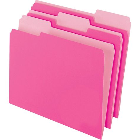 Pendaflex Two-Tone Color File Folders, Letter Size, 1/3 Cut, Pink, 100 Per Box (152 1/3 PIN) : Amazon.co.uk: Stationery & Office Supplies Pink File Folder, Pinky Tuscadero, Pink School Supplies, Locker Stuff, Pink File, Pink Office Supplies, Pink Office Decor, Pink Pens, Pink Office