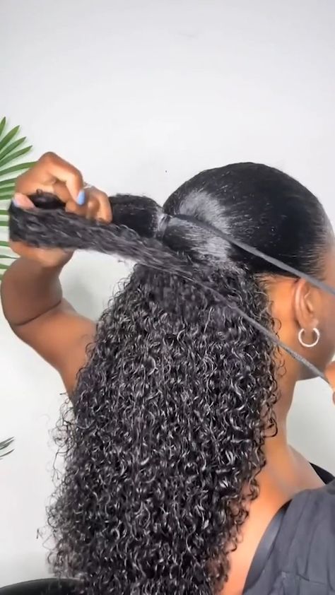 BetterLength Hair | 3 Trendy updos styles with clip ins 😍 Find the clip ins that match your hair on our website (link in bio) 👆🏽 1 bundle is enough for full... | Instagram Curly Hair Clip Ins, Curly Clip In Hairstyles, Super Cute Hairstyles, Trendy Updos, Perm Rod Set, Curly Clip Ins, Tree Braids, Cute Ponytails, Drawstring Ponytail