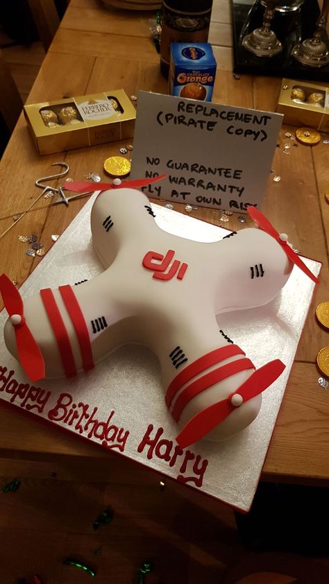 Drone Birthday Cake, Drone Party Ideas, Drone Cake Ideas, Drone Cake, Drone Photography People, Drone Concept Art, Drone Wallpaper, Drone Tattoo, Party Tacos