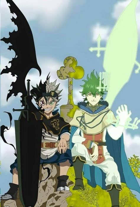 Black Clover, Black Clover Anime, Black Clover Wallpaper, Black Clover Asta, Black Clover yami, Black Clover funny, Black Clover Yuno, Black Clover aesthetic, Black Clover Noelle #blackclover #animelove #animelover #anime #asta #yuno #yami #noelle #fuegoleon #ships #animewallaper #animescene Guerriero Samurai, Black Clover Asta, Kawaii Drawing, Clover Tattoos, Black Clover Manga, Aesthetic Music, Yami Kawaii, Black Clover Anime, Black Bull