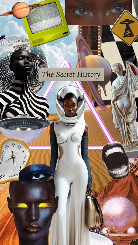 Aesthetic Futuristic Moodboard #afrofuturism #blackwomen #future #space #desert #futuristic #fashion #moodoard Desert Futuristic, Futuristic Moodboard, Space Desert, Afro Futurism, Future Space, Futuristic Fashion, Futurism