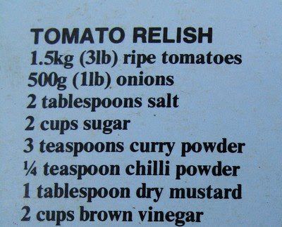 Tomato Relish Recipe Easy, Relish Sauce, Tomato Chutney Recipe, Vintage High Tea, Relish Recipe, Homemade Meatloaf, Tomato Relish, Relish Recipes, Homemade Condiments