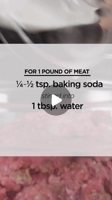 Dan Souza on Instagram: "As baking soda week (month? LIFE!?) continues, I want to talk about one of sodium bicarbonate’s most impressive skills. Making meat very tender. Here’s the science and a quick formula so you can put this practical science to work tonight in your cooking. ❤️BS @cooksillustrated" Baking Soda For Tenderizing Meat, Tenderizing Meat, Cooks Illustrated, Sodium Bicarbonate, The Science, Cooking Tips, Beef Recipes, Baking Soda, Talk About