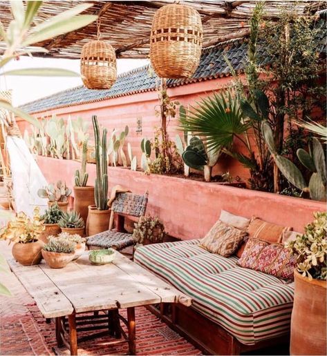 Riad Jardin Secret Riads In Marrakech, Outdoor Seating Area, Surf Shack, Design Hotel, Hotel Design, Villa Design, Boho Home, Hotels Design, 인테리어 디자인