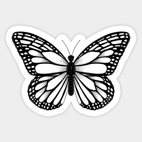 Butterfly Stickers Black And White, Butterfly Printable Black And White, Aesthetic Sticker Black And White, Print Stickers Black And White, Stickers To Print Aesthetic Black And White, Cute Black Stickers Printable, Sticker Ideas Black And White, Stickers To Print Black And White, Black And White Butterfly Aesthetic