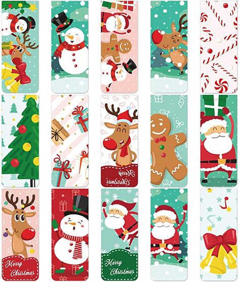 Christmas Book Marks Ideas, Christmas Bookmarks For Kids, Magnetic Bookmark Ideas, Christmas Bookmark Ideas, Christmas Card Designs For Kids, Xmas Bookmarks, Christmas Bookmarks Diy, Christmas Book Marks, Sublimation Bookmarks