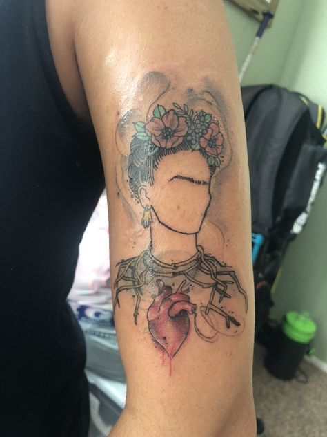 Frida kahlo tattoo Frida Kahlo Tattoo, Kahlo Tattoo, Frida Kahlo Tattoos, Mirror Tattoo, Mirror Tattoos, Tattoo Inspo, Dreamcatcher Tattoo, Henna Tattoo, Skull Tattoo