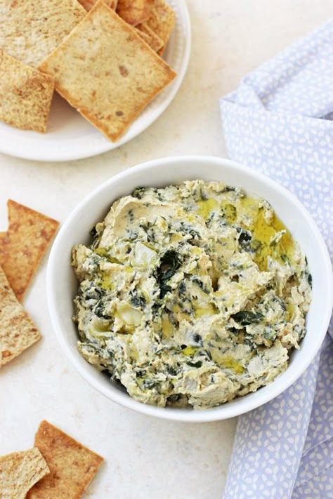 Artichoke Hummus Recipe, Artichoke Hummus, Hummus Recipes, Sweet Potato Bread, Healthy Afternoon Snacks, Artichoke Recipes, Summer Appetizer, Spinach Artichoke Dip, Creamy Spinach