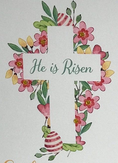 Happy Easter Cards Handmade, Easter Cards Christian, Christian Easter Cards Handmade, Religious Easter Cards, Christian Easter Art, Easter Cards Religious, Agape Gifts, Easter Bunny Cards, Blessing Message