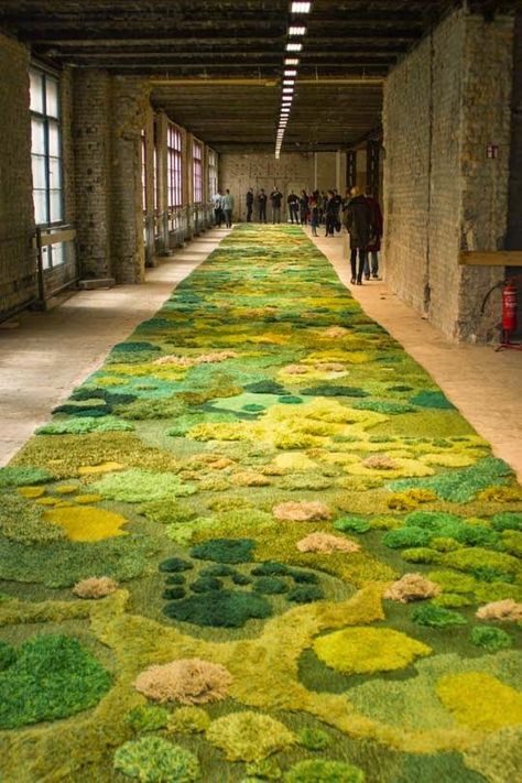 Carpet For Dogs, Carpet Tiles Ideas, Diy Moss, Moss Rug, Tiles Ideas, Carpet Design, Land Art, Carpet Tiles, Carpet Flooring