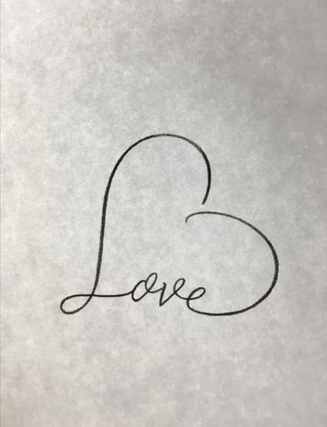 Valentine’s Tattoo, Small Tattoos Love, Love Font Design, Love Tattoo On Hand, Love Line Drawing, Love Tattoo Designs, Love Heart Drawing, Love Fonts, Love Tattoo Ideas