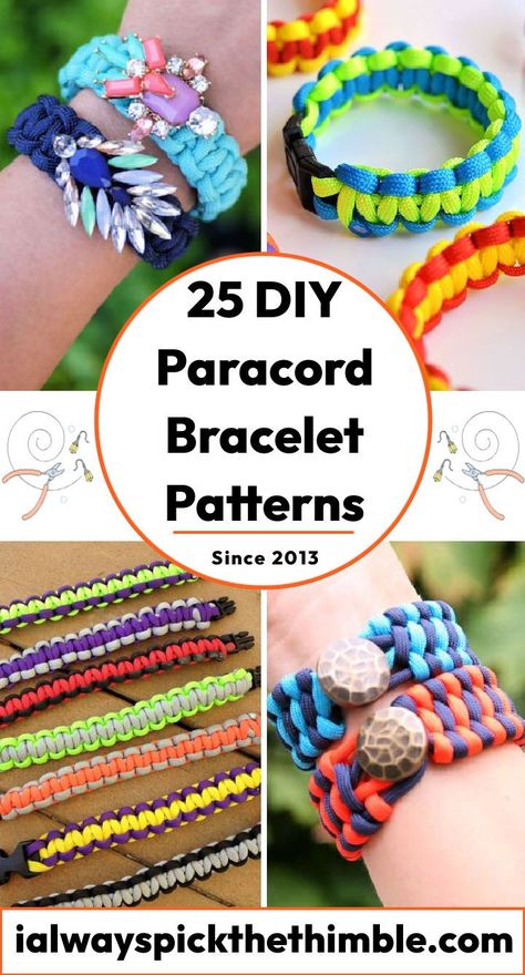 25 Easy Paracord Bracelet Patterns: Make Your Bracelets Easy Paracord Bracelets, Paracord Bracelet Patterns, Paracord Bracelet Tutorial, Overhand Knot, Paracord Bracelet Diy, Paracord Survival, Survival Bracelet, Women Diy, Paracord Projects