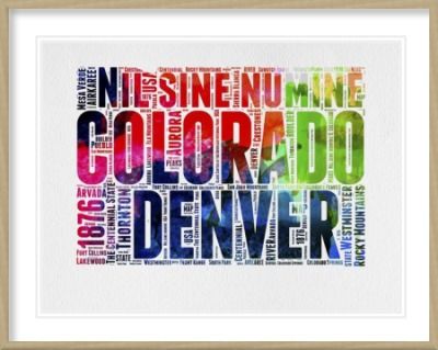 Denver Watercolor Word Cloud by NAXART Studio - Canvas Print at NAXART.com Word Cloud Art, Pueblo Colorado, Watercolor Typography, Textual Art, Stretched Canvas Wall Art, Word Cloud, Fort Collins, Typography Art, Art On Canvas