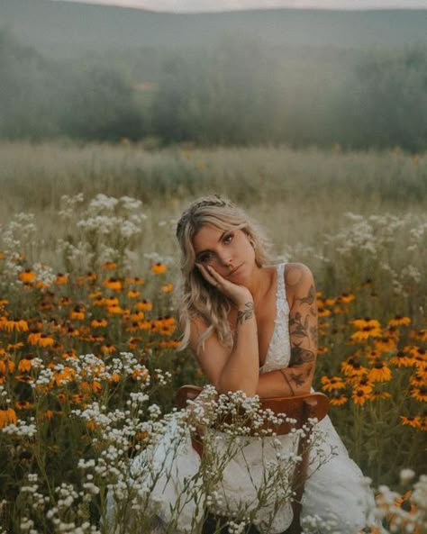 Photos In A Field, Field Senior Pictures, Field Of Wild Flowers, Summer Planting, Were Pregnant, Senior Photoshoot Poses, Wildflower Photo, Book Of Love, Senior Photography Poses