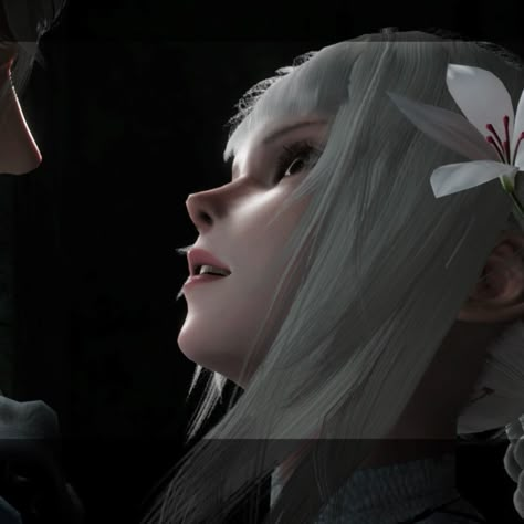 Nier & Kaine, NieR Replicant Kaine Nier Replicant, Pfp Y2k Grunge, Garden Hairstyles, Nier Kaine, Kaine Nier, Mysterious Fashion, Kawaii Egirl, Pfp Y2k, Nier Replicant