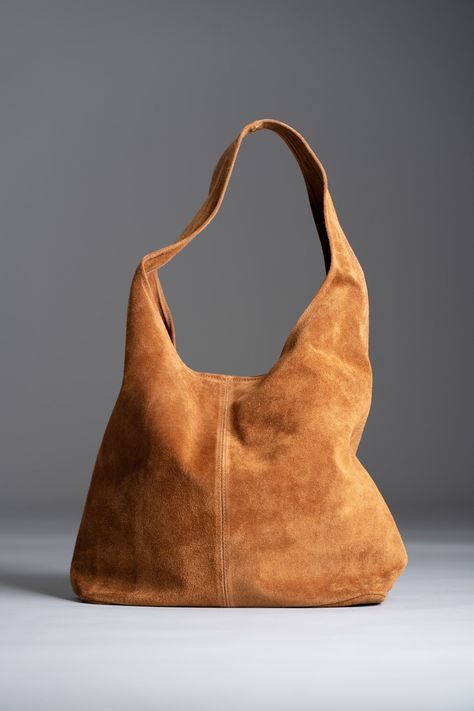 Olsen Tan Genuine Suede Slouchy Bag | Little Lies Cool Bags Women, Slouchy Suede Bag, Suede Bags For Women, Uni Handbags, Slouchy Shoulder Bag, Slouchy Bags, Leather Slouch Bag, Suede Hobo Bag, Uni Bag