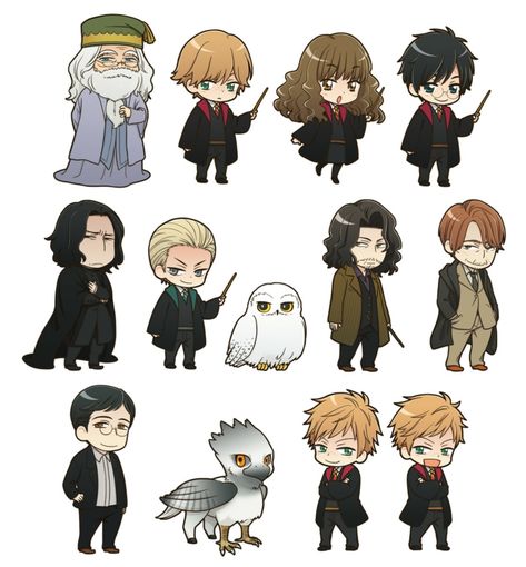 algunos de los personajes mas iconicos de harry potter en dibujos en colores, fotos de dibujos chulos y simpaticos Harry Potter Kawaii, Imprimibles Harry Potter, Harry Potter Cartoon, Harry Potter Painting, Kawaii Disney, Harry Potter Tattoos, Harry Potter Drawings, Harry Potter Facts, Harry Potter Wallpaper