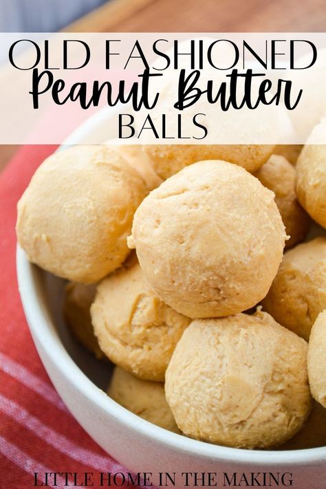 Peanut Butter Ball Recipe, Powdered Sugar Recipes, Peanut Butter Ball, Easy Food Gifts, Peanut Butter Balls Recipe, Butter Balls, Peanut Butter Powder, Peanut Butter Balls, Easy Peanut Butter