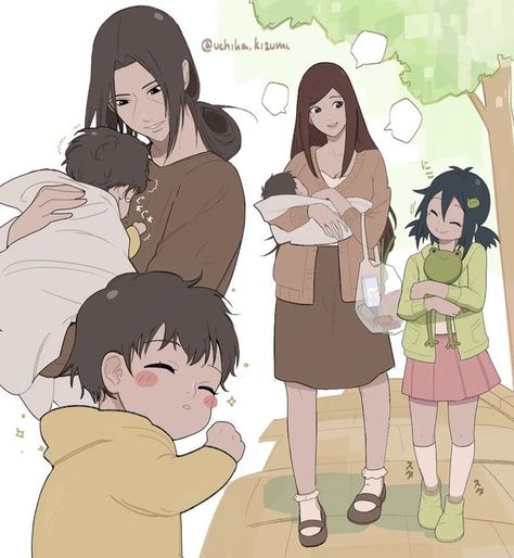 Itachi Uchiha X Izumi, Itachi Y Izumi, Itachi X Izumi, Izumi Uchiha, Itachi And Izumi, Naruto Fanart, Uchiha Itachi, Naruto Fan Art, Naruto Sasuke Sakura