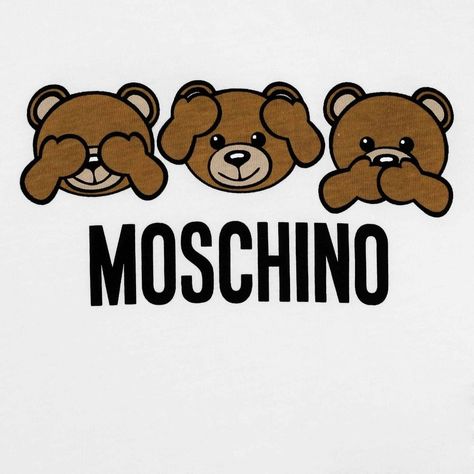 Moschino Logo Wallpaper, Teddy Bear Logo, Tracing Art, Mickey Mouse Images, 타이포그래피 포스터 디자인, Print Design Art, Astuces Diy, Moschino Logo, Bear Logo