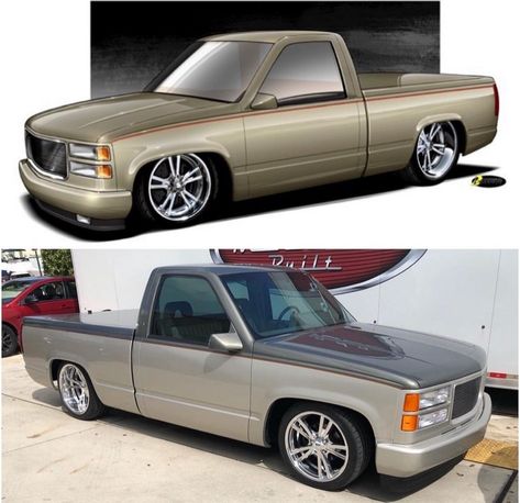 Chevy Obs, Truck Upgrades, Obs Chevy, Obs Truck, Short Bed, Custom Pickup Trucks, Kustom Cars, Custom Chevy Trucks, Cool Car Drawings