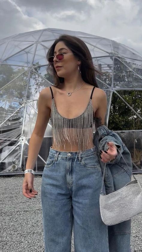 Lolla 2024 Outfits, Look Festival Trap, Rock In Rio Outfit, Festival Lollapalooza, Techno Rave Outfit, Ultra Music Festival Outfits, Look Festival Rock In Rio, Trendy Date Night Outfit, Outfits Rave