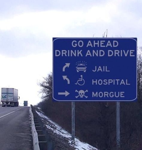 pictures of dui's | ... Clever Joke – Police Officer Makes a DUI Stop | Desultory Thought Drink And Drive, Funny Road Signs, Dont Drink And Drive, Drunk Driving, Real Estat, Traffic Signs, Road Signs, Street Signs, Go Ahead