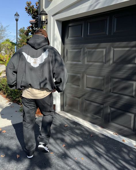 Yeezy Gap Engineered by Balenciaga Dove Hoodie 'Black' #ootd #outfitinspo #outfits #outfitideas#mensclothing #menswear #dunk #gap #balenciaga #yeezy #cargo Gap X Yeezy Hoodie, Yeezy Gap Dove Hoodie, Yzy Gap Hoodie Fit, Yeezy Gap Balenciaga Outfit, Yeezy Balenciaga Gap, Yeezy Dove Hoodie, Yeezy Gap Balenciaga Hoodie, Yeezy Hoodie Outfit, Yeezy Gap Hoodie Outfit