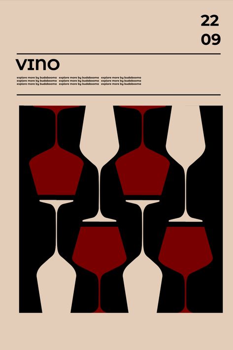 Abstract typography design poster with simple shape. Black, beige and red.
Brutalism Minimalism Typography Design Poster, Wine Bottle Logo, Wine Branding Design, Wine Logo Design, Abstract Typography, Graphic Design Style, Wine Logo, Bar Stock, Wine Poster