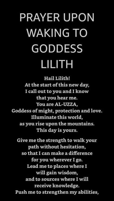 Lilith Chants, Lilith Protection Spell, Dark Feminine Witchcraft, Lilith Herbs, Lilith Offering Ideas, Lilith Oil Recipe, Altar For Lilith, Lilith Affirmations, Lilith Offerings