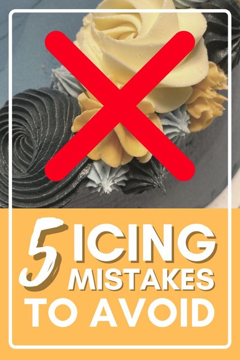 When first learning to decorate cakes, people often start with buttercream icing. While buttercream is easier to make and practice with, there are some not-so-obvious pitfalls to avoid. In this video, I help occasional bakers and cake decorating novices by sharing my top five icing mistakes to avoid. Buttercream Icing Techniques, Cake Decorating Beginners, Icing Recipe For Cake, Buttercream Icing Recipe, Cake Decorating Flowers, Icing Techniques, Patterned Cake, Butter Icing, Best Butter